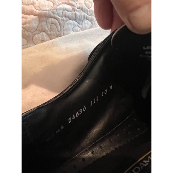 Stacy Adams Spectator Rockabilly Men's 10M Alligator Leather Lace-Up Dress Shoe - Picture 7 of 10